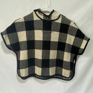 Zara ❤️ Knitwear Baby Girl Black & White Plaid Top Size 2-3 Years(PRE-LOVED)